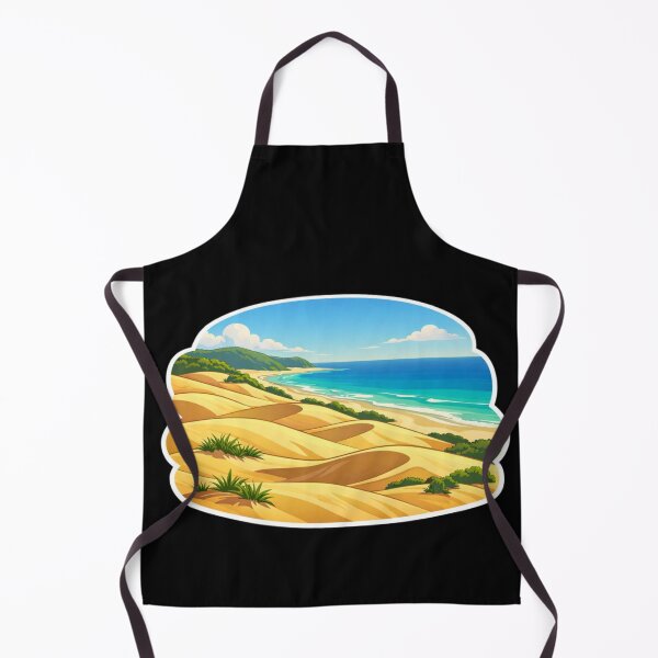 Item preview, Moreton Island Australian Sandy Ocean Landscape designed and sold by DamioPolArt.