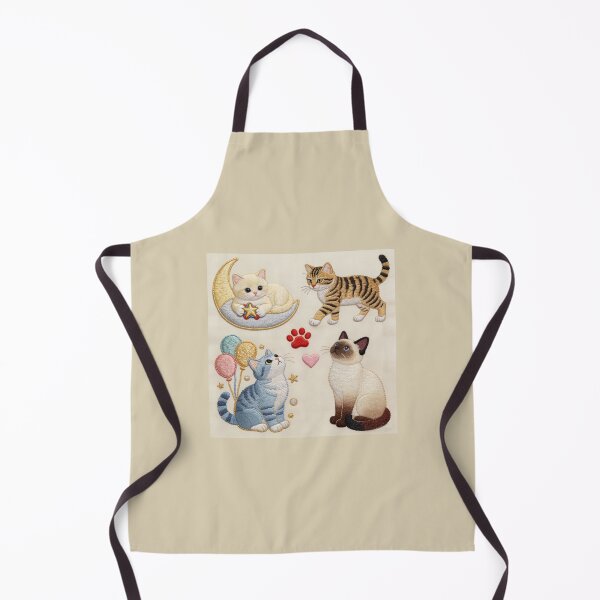 Item preview, cat embroidery8 designed and sold by artsmeow.
