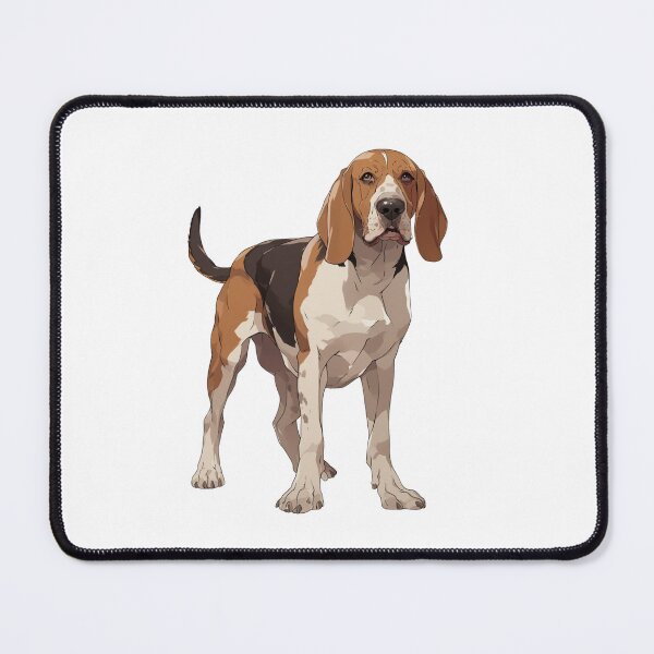 Item preview, American English Coonhound Portrait Redtick Hunting Dog designed and sold by SMARTKIT DESIGNAGENCY.