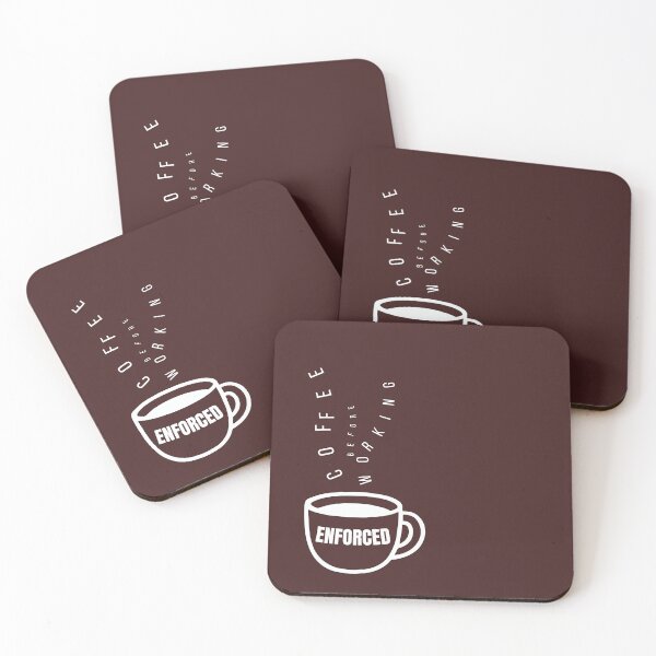 Item preview,    Enforced - Coffee Before Working designed and sold by SawaOne.