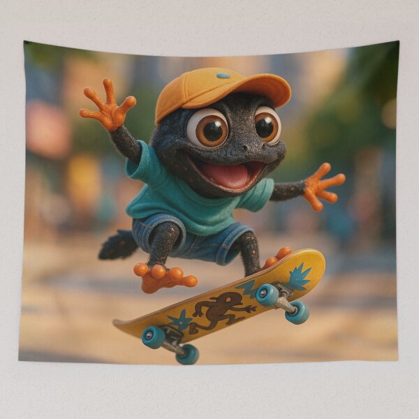 Item preview, Skater Monte Iberia Eleuth Frog designed and sold by Sillytoe.