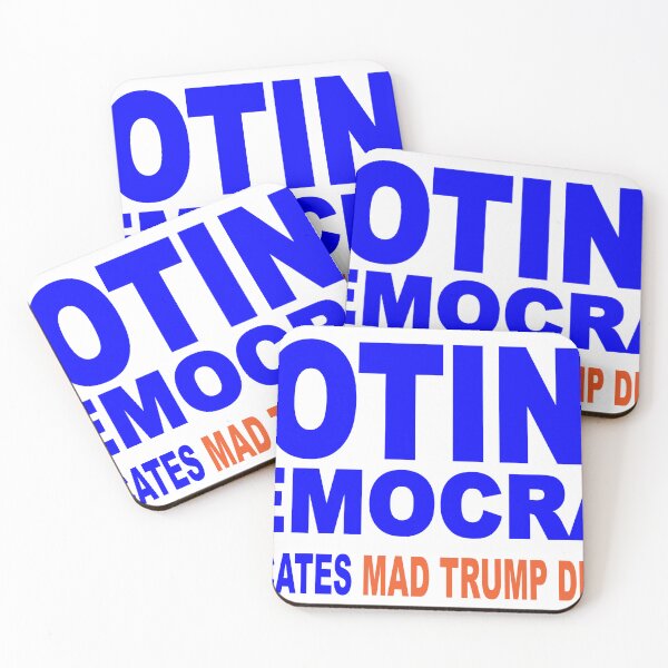 Item preview, Voting Democrat Eradicates Mad Trump Disease designed and sold by Stop Maga Madness.