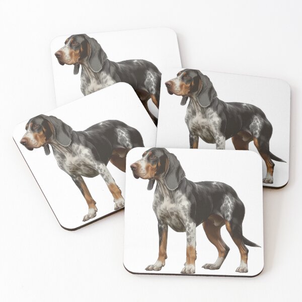 Item preview, American English Coonhound Portrait Redtick Hunting Dog designed and sold by SMARTKIT  DESIGNAGENCY.