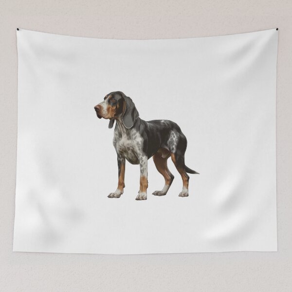 Item preview, American English Coonhound Portrait Redtick Hunting Dog designed and sold by SMARTKIT  DESIGNAGENCY.