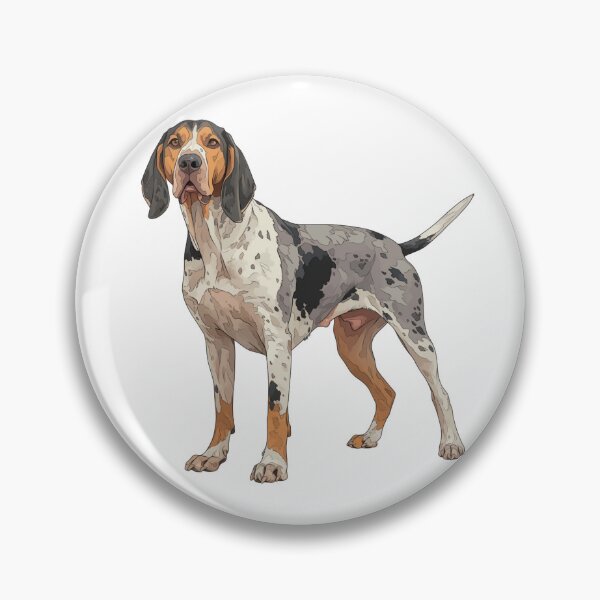 Item preview, American English Coonhound Portrait Redtick Hunting Dog designed and sold by SMARTKIT  DESIGNAGENCY.