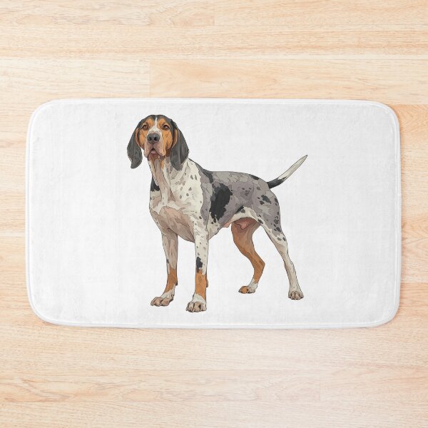 Item preview, American English Coonhound Portrait Redtick Hunting Dog designed and sold by SMARTKIT  DESIGNAGENCY.