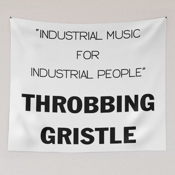 Item preview, Throbbing Gristle: Industria Music For Industrial People - Vintage Noise Music designed and sold by marcofinkinspo.