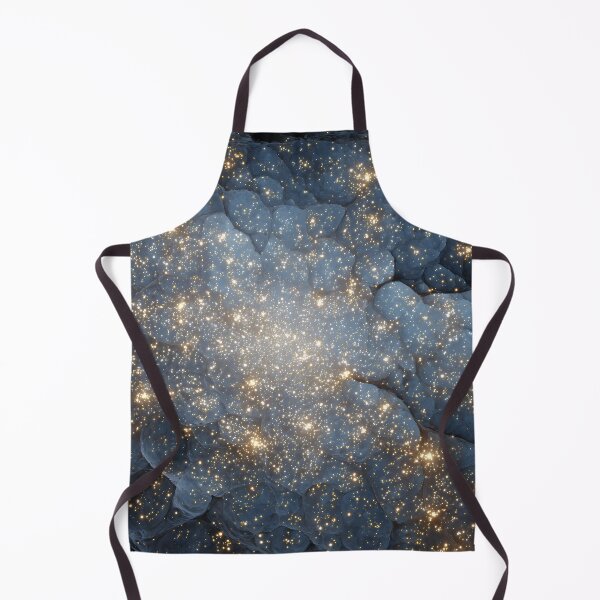 Item preview, Cosmic Nebula Glow – Gold Lights on Deep Blue Texture designed and sold by EK-World.