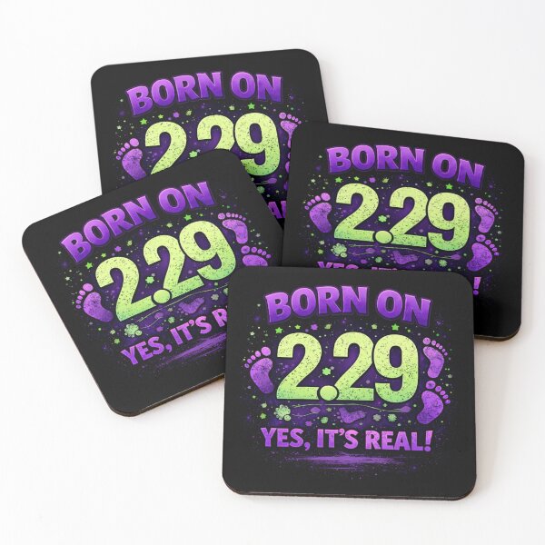 Item preview, Born on 2.29 Yes, It's Real - Baby Feet designed and sold by Leap29 Designs.