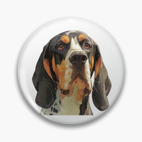Item preview, American English Coonhound Portrait Redtick Hunting Dog designed and sold by SMARTKIT  DESIGNAGENCY.