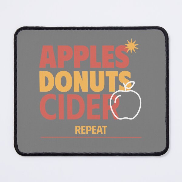 Item preview, Apples Donuts Cider Repeat - Hendersonville, NC designed and sold by STPrints.