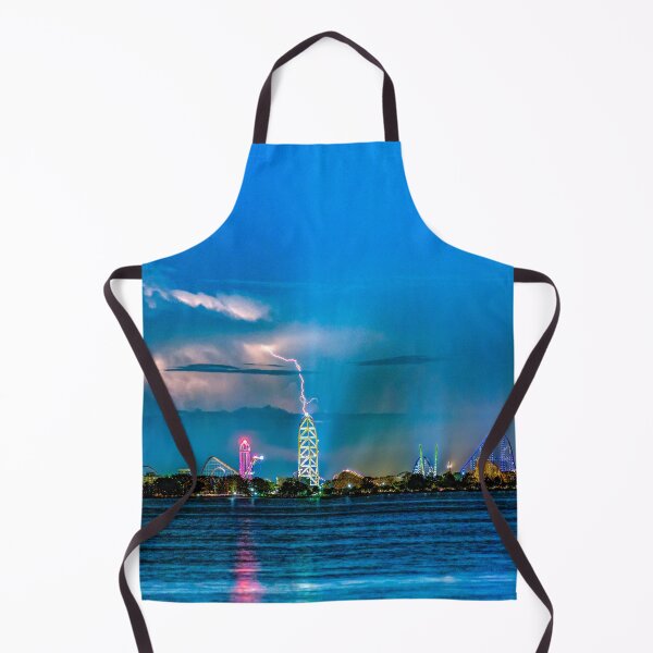 Item preview, The Lightning Storm Above Cedar Point Amusement Park Sandusky Ohio 8-8-2018 designed and sold by DaveFilm.