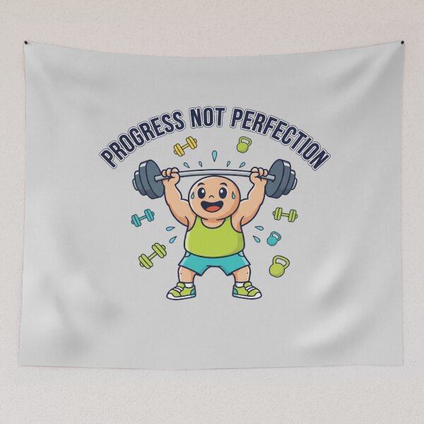 Item preview, Progress Not Perfection designed and sold by DesignByPotatos.