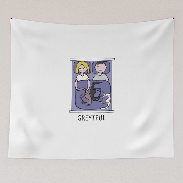 Item preview, Greytful - bed full of hounds designed and sold by AndyCrouch.