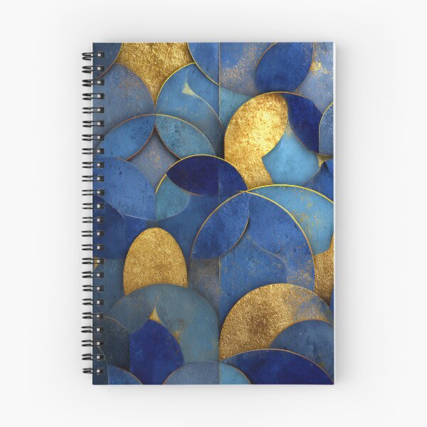 Item preview, Luxury Gold & Teal Scallop Abstract – Textured Elegance designed and sold by EK-World.