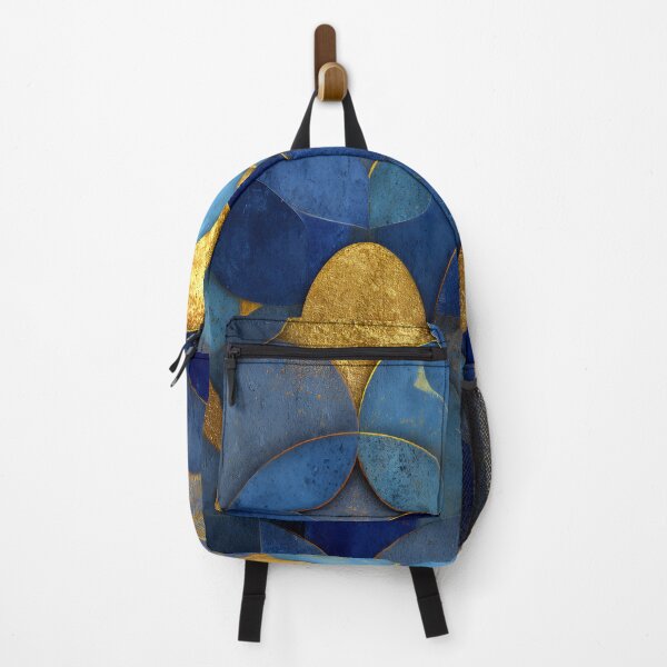 Item preview, Luxury Gold & Teal Scallop Abstract – Textured Elegance designed and sold by EK-World.