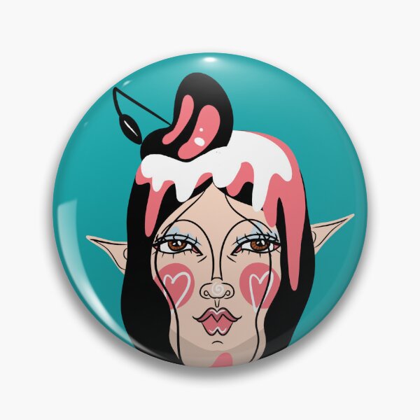 Item preview, Dark Elf Cherry Splat Mauvais designed and sold by katmakesthings.