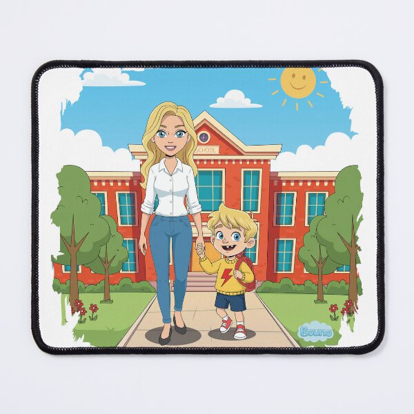 Item preview, Bouno’s First Day at School with Mom designed and sold by BounoWorld.
