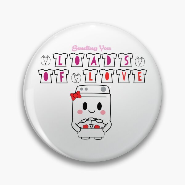 Item preview, Valentine's Day Washing Machine Character - Loads Of Love designed and sold by Minion-Kun.