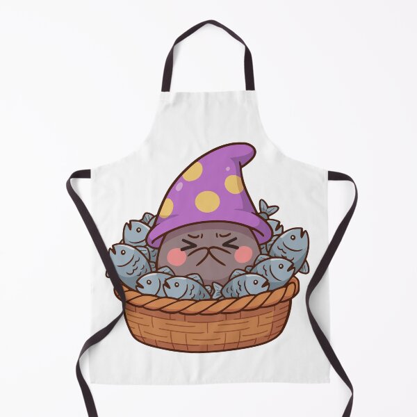 Item preview, Elf Mushroom in Fish Basket designed and sold by Kawaii-SweetArt.