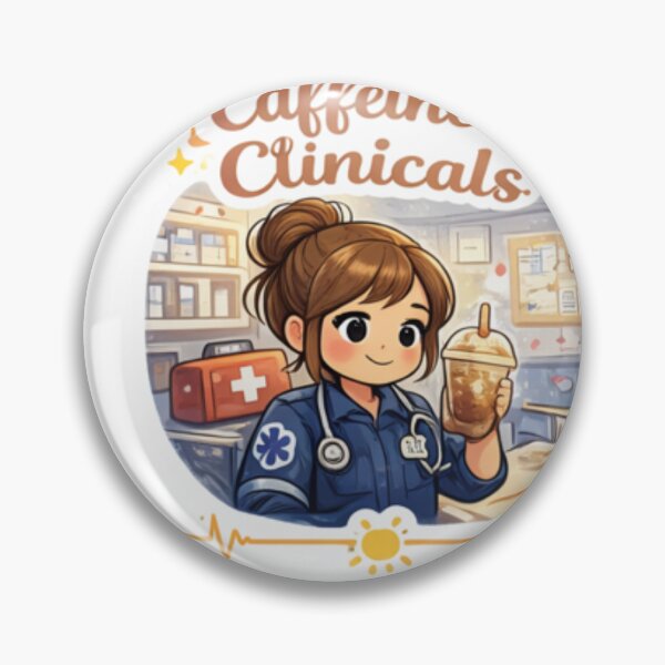 Item preview, Caffeine & Clinicals designed and sold by Pretty Little EMS Provider.