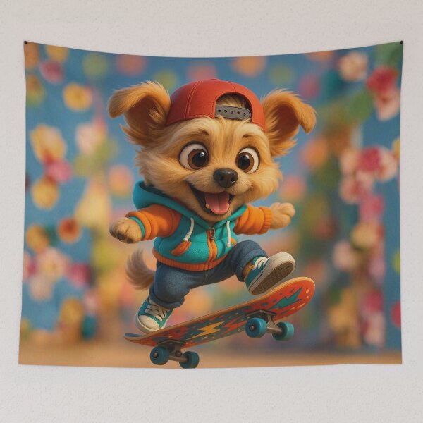 Item preview, Skater Morkie designed and sold by Sillytoe.