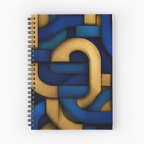 Item preview, Luxury Woven Gold & Teal Abstract – Transformative Pattern designed and sold by EK-World.