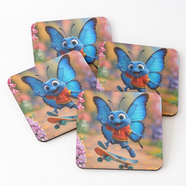 Item preview, Skater Morpho Butterfly designed and sold by Sillytoe.