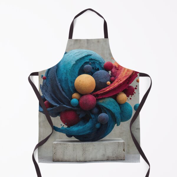 Item preview, Vibrant Cracked Orb Sculpture – Turquoise & Fire Burst designed and sold by EK-World.