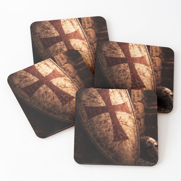 Item preview, Templar Shield; designed and sold by StickerApe.