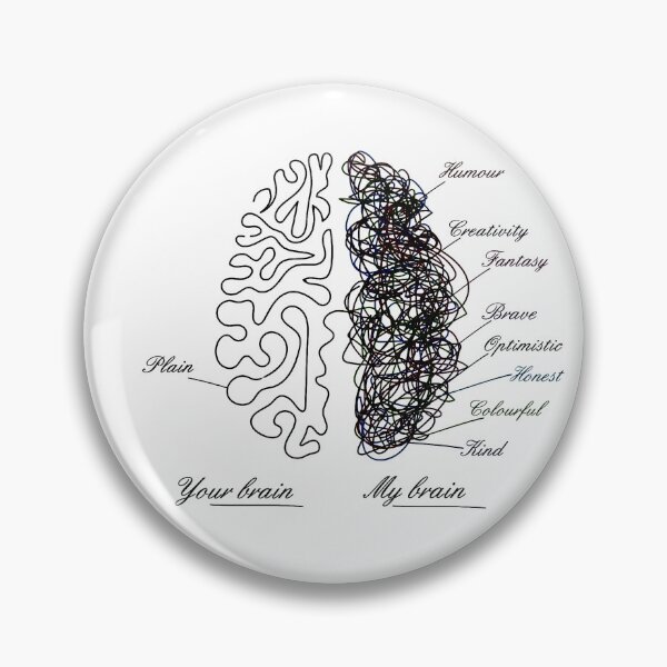 Item preview, Your Brain vs My Brain – Creative Mind Concept Art designed and sold by Jascha Ata.