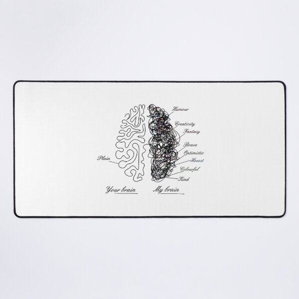 Item preview, Your Brain vs My Brain – Creative Mind Concept Art designed and sold by Jascha Ata.
