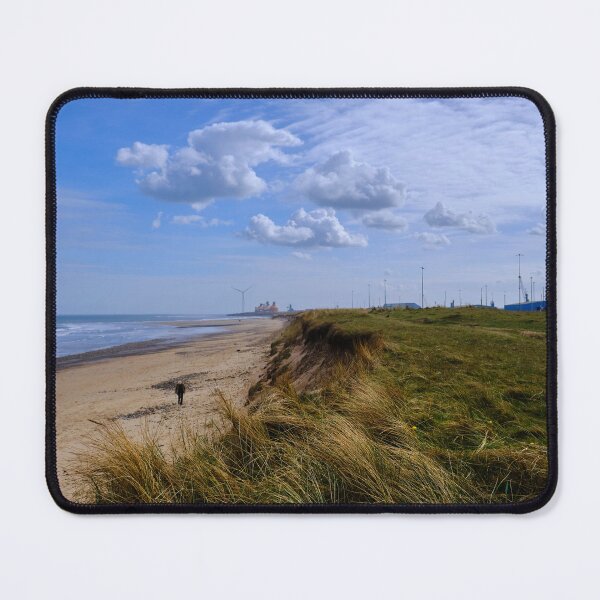 Item preview, Cambois Beach and Dunes under a blue sky designed and sold by Violaman.