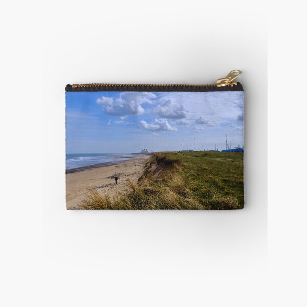 Item preview, Cambois Beach and Dunes under a blue sky designed and sold by Violaman.