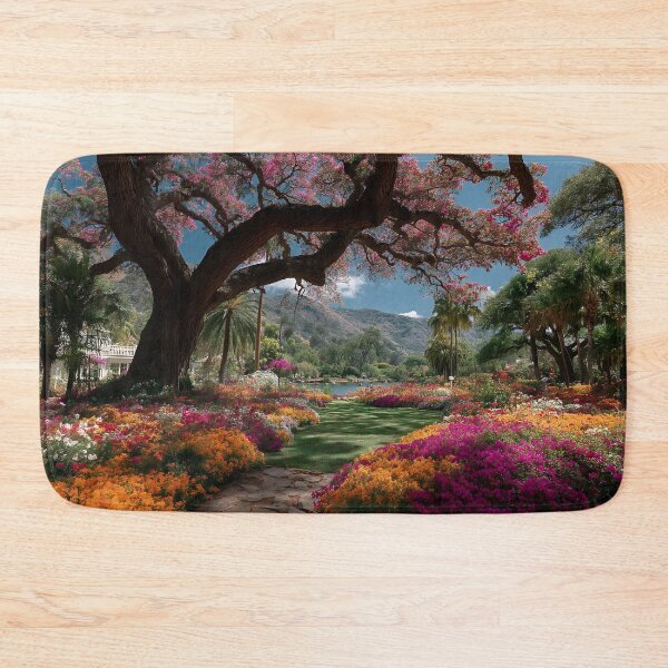 Item preview, Vibrant Pink Blossom Tree Garden – Colorful Paradise View designed and sold by EK-World.