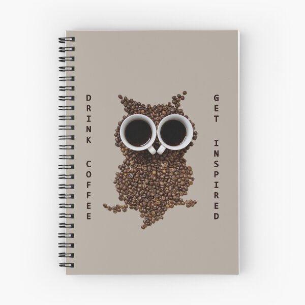 Item preview, Coffee Beans Owl Art designed and sold by kabetanistudio.