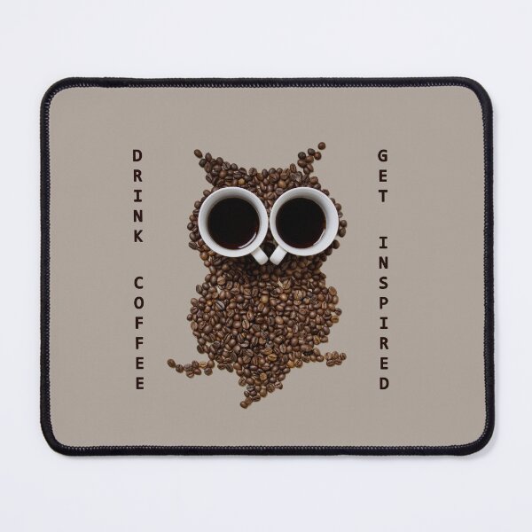 Item preview, Coffee Beans Owl Art designed and sold by kabetanistudio.