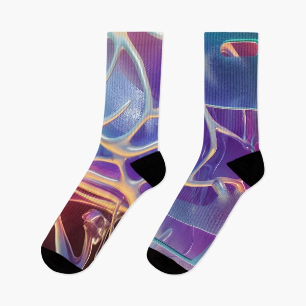 Item preview, Iridescent Cyber Veins – Neon Organic Metallic Abstract designed and sold by EK-World.