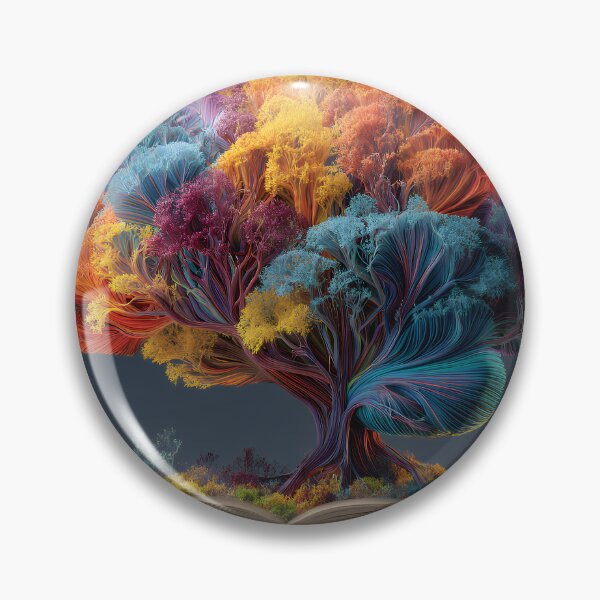Item preview, Surreal Rainbow Tree of Life from Open Book – Vibrant Fantasy designed and sold by EK-World.