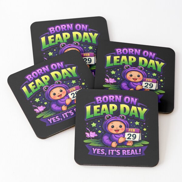 Item preview, Born Leap Day Yes, It's Real! - With Baby in Frog Outfit & Calendar designed and sold by Leap29 Designs.