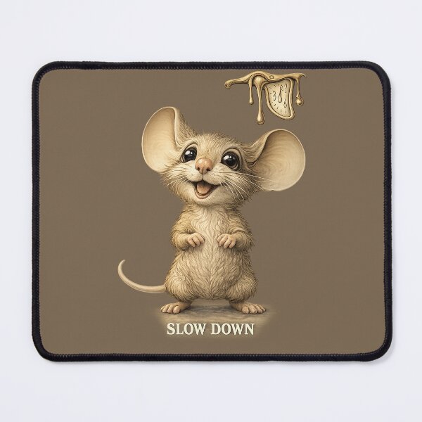 Item preview, Slow Down. Cute mouse art designed and sold by Natart1004.