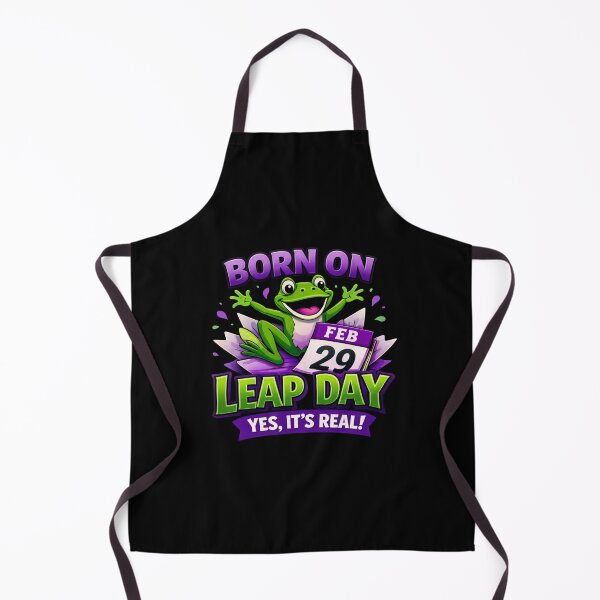 Item preview, Born on Leap day Yes, It's Real! - Frog on Lilypad & Calendar designed and sold by Leap29 Designs.