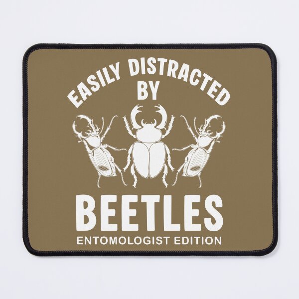 Item preview, Easily Distracted By Beetles Entomologist Edition | Vintage Entomology Stag Beetle designed and sold by Dmetalx Art Apparel.