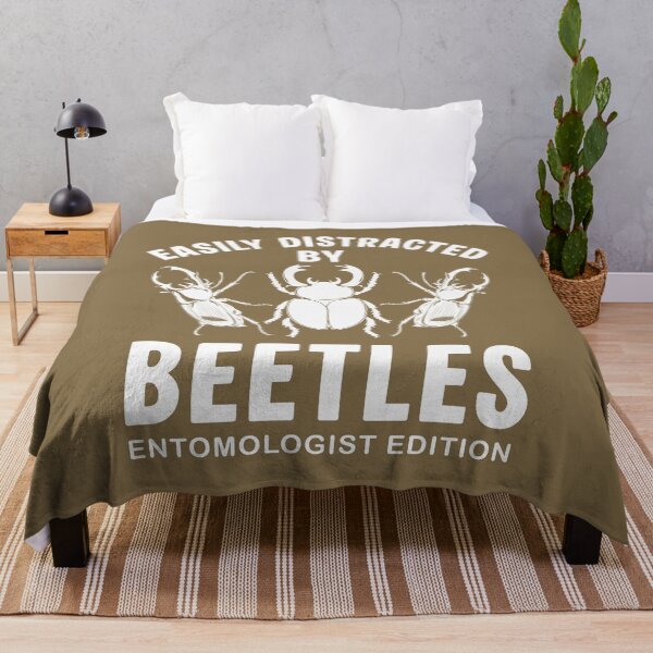 Item preview, Easily Distracted By Beetles Entomologist Edition | Vintage Entomology Stag Beetle designed and sold by Dmetalx Art Apparel.