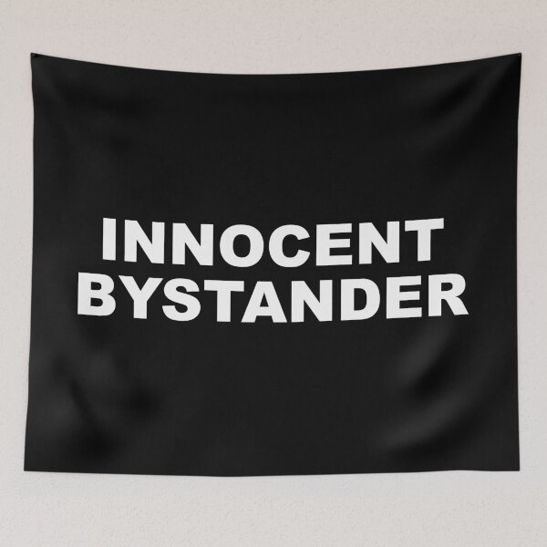 Item preview, Innocent Bystander - Funny Y2k Vintage Text designed and sold by marcofinkinspo.