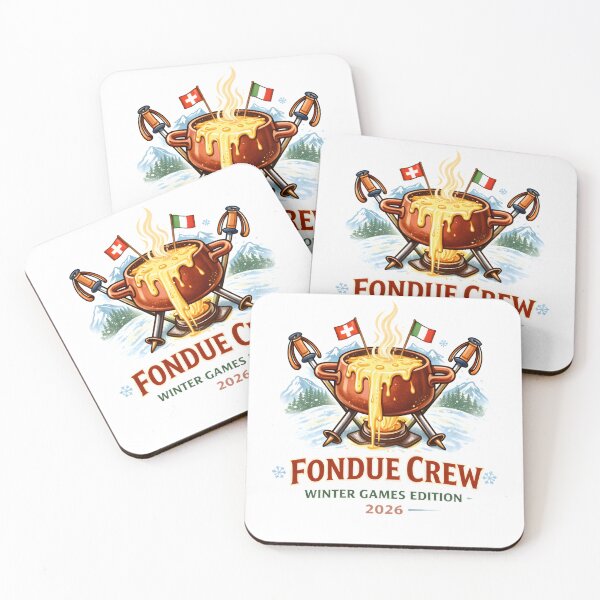 Item preview, Fondue Crew Winter Games 2026 designed and sold by AnnDesignStudio.