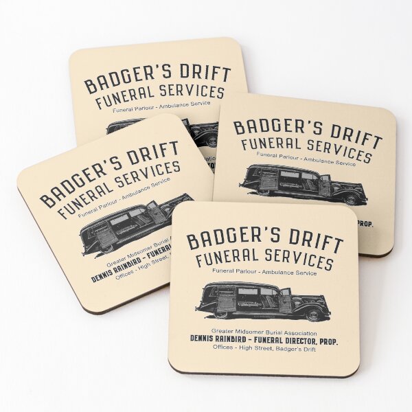 Item preview, Badger's Drift Funeral Services designed and sold by Normbot2000.