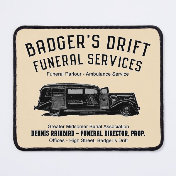 Item preview, Badger's Drift Funeral Services designed and sold by Normbot2000.