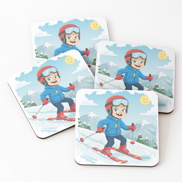 Item preview, Bouno’s Ski Adventure - Little Skier on the Snowy Slopes designed and sold by BounoWorld.