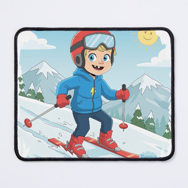 Item preview, Bouno’s Ski Adventure - Little Skier on the Snowy Slopes designed and sold by BounoWorld.